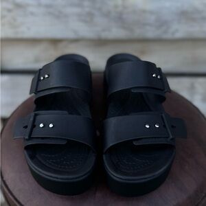 CROCS Black Women's Sandals